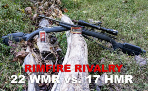 22 WMR vs 17 HMR rifles and ammo at a shooting range